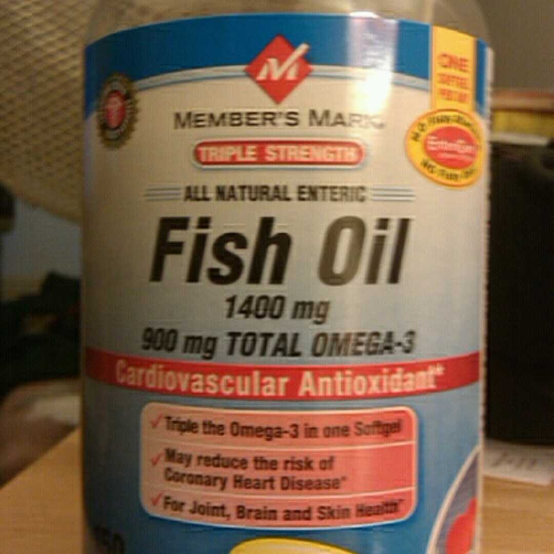 Member's Mark Omega 3 Fish Oil (1000 mg)
