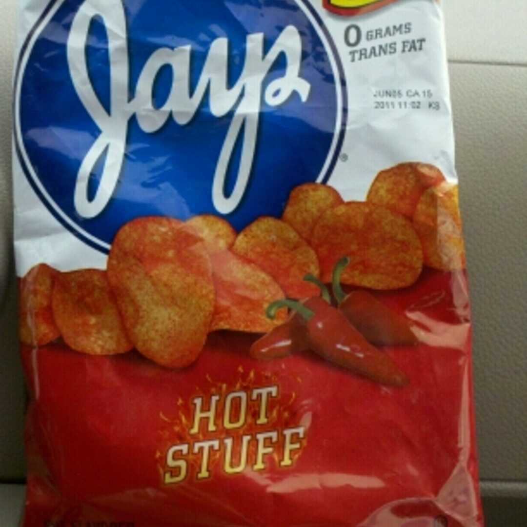 Jays Big J Hot Stuff Hot Flavored Potato Chips