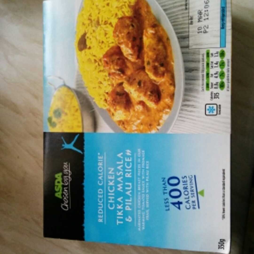 Asda Chosen By You Reduced Calorie Chicken Tikka Masala & Pilau Rice