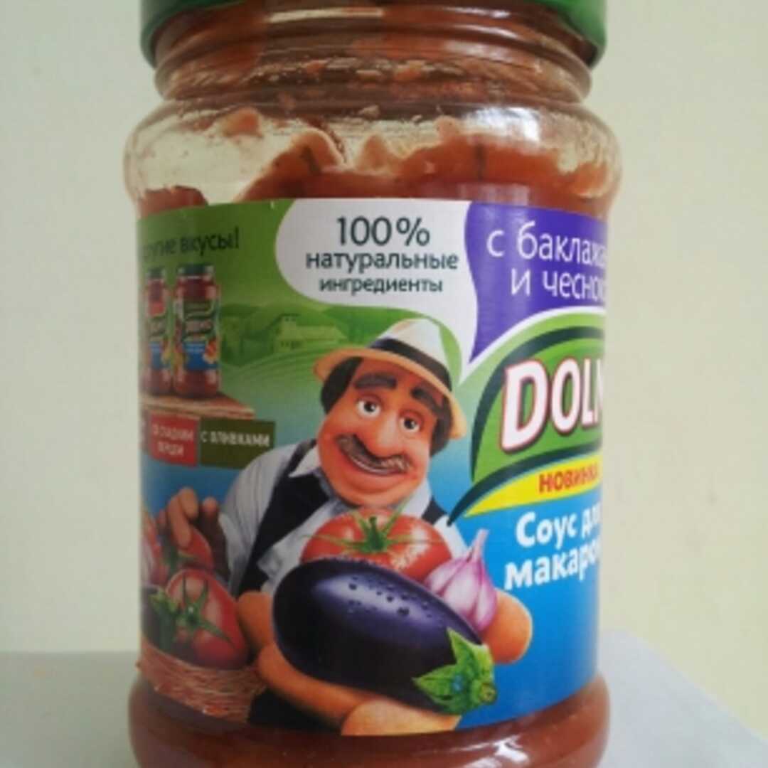 Dolmio Томатный Соус с Баклажанами и Чесноком Калории и Пищевая Ценность