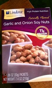 Lindora Garlic & Onion Soy Nuts
