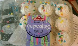 Two Bite Vanilla Cupcakes