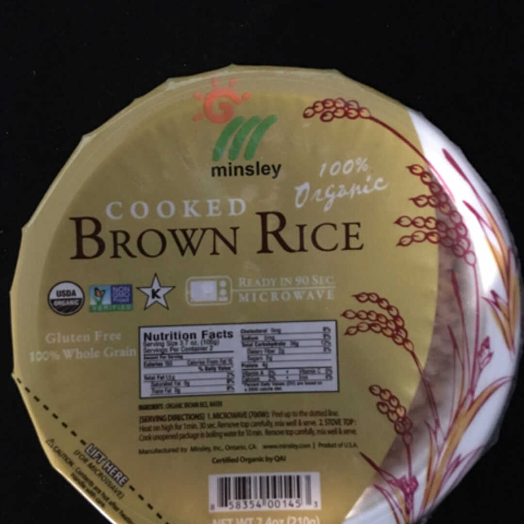 Minsley Organic Cooked Brown Rice