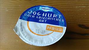 Mitakos Joghurt nach Griechischer Art Pfirsich