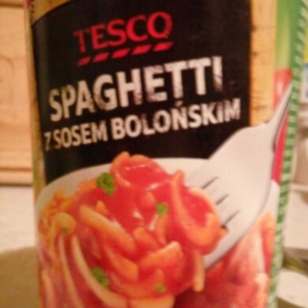 Tesco Spaghetti z Sosem Bolońskim