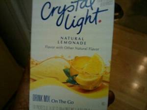 Crystal Light On The Go Lemonade Sugar Free Packets Soft Drink Mix