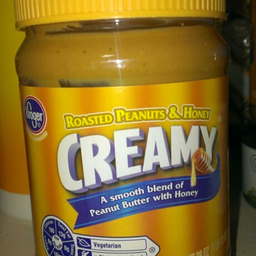 Kroger Roasted Peanuts & Honey Creamy Peanut Butter