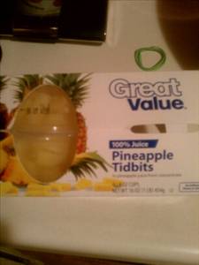 Great Value Pineapple Tidbits
