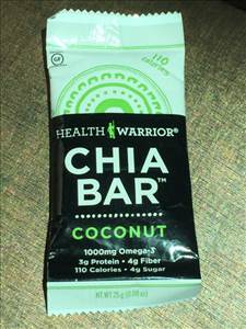 Health Warrior Chia Bar Coconut