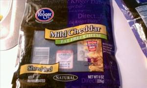 Kroger Fat Free Shredded Mild Cheddar Cheese