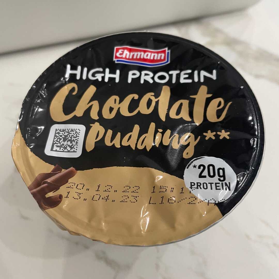 High protein chocolate pudding