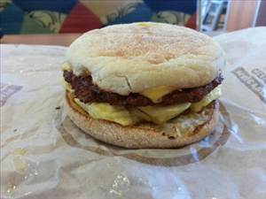 Burger King BK Breakfast Muffin Sandwich Sausage, Egg & Cheese