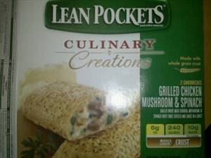 Lean Pockets Whole Grain Grilled Chicken, Mushroom and Spinach