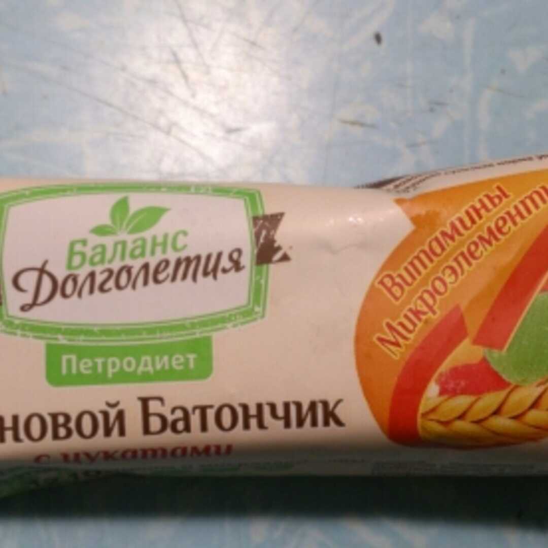 Петродиет Зерновой Батончик с Цукатами