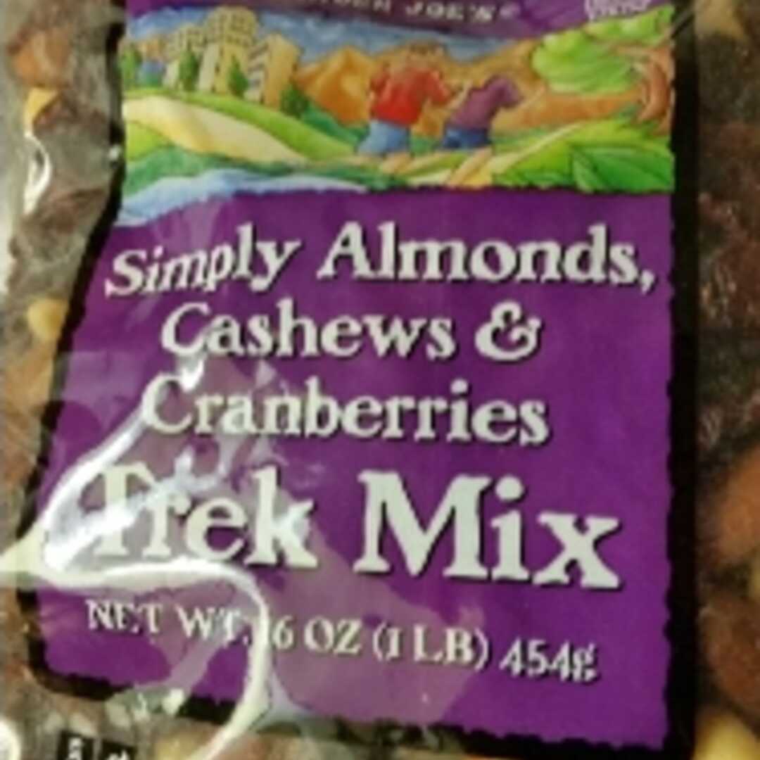Trader Joe's Simply Almonds, Cashews & Cranberries Trek Mix