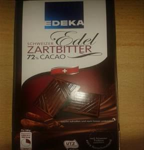 Edeka Schweizer Edel Zartbitter 72% Cacao