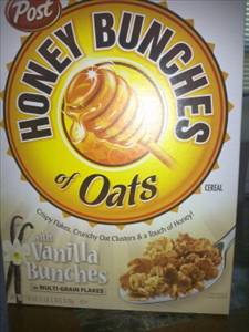 Post Honey Bunches of Oats with Vanilla Bunches & Multi-Grain Flakes