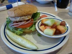 IHOP Simple & Fit Simply Chicken Sandwich with Fresh Fruit