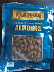 Bulk Foods Roasted Unsalted Almonds