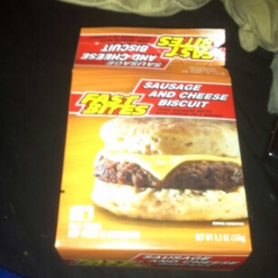 Fast Bites Sausage & Cheese Biscuit