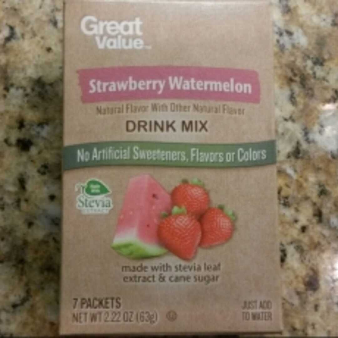 Great Value Strawberry Watermelon Drink Mix