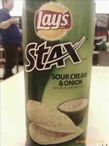 Lay's Stax Sour Cream & Onion Potato Crisps