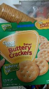 Great Value  Reduced Fat Buttery Rounds Baked Crackers