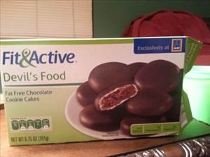 Fit & Active Devil's Food Fat Free Chocolate Cookie Cakes
