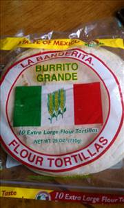 La Banderita Burrito Flour Tortillas (Grande/Large Size)