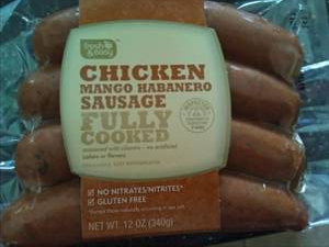 Fresh & Easy Chicken Mango Habanero Sausage