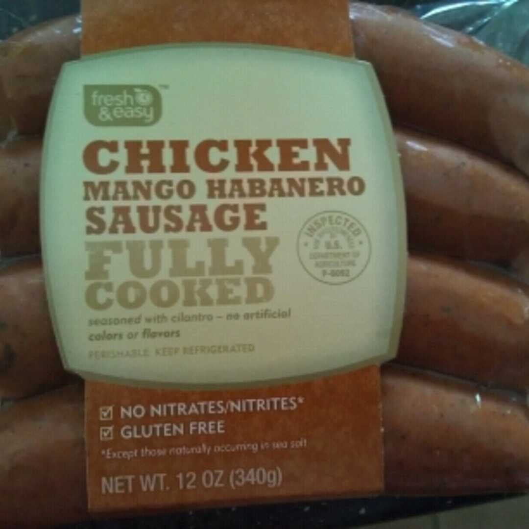 Fresh & Easy Chicken Mango Habanero Sausage