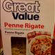 Great Value Penne Rigate Pasta