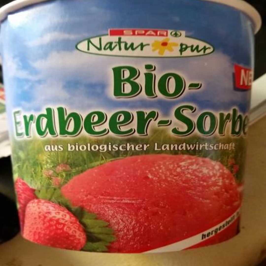 SPAR Natur Pur Bio-Erdbeer-Sorbet