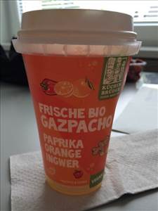 Küchenbrüder  Frische Bio Gazpacho Paprika Orange Ingwer