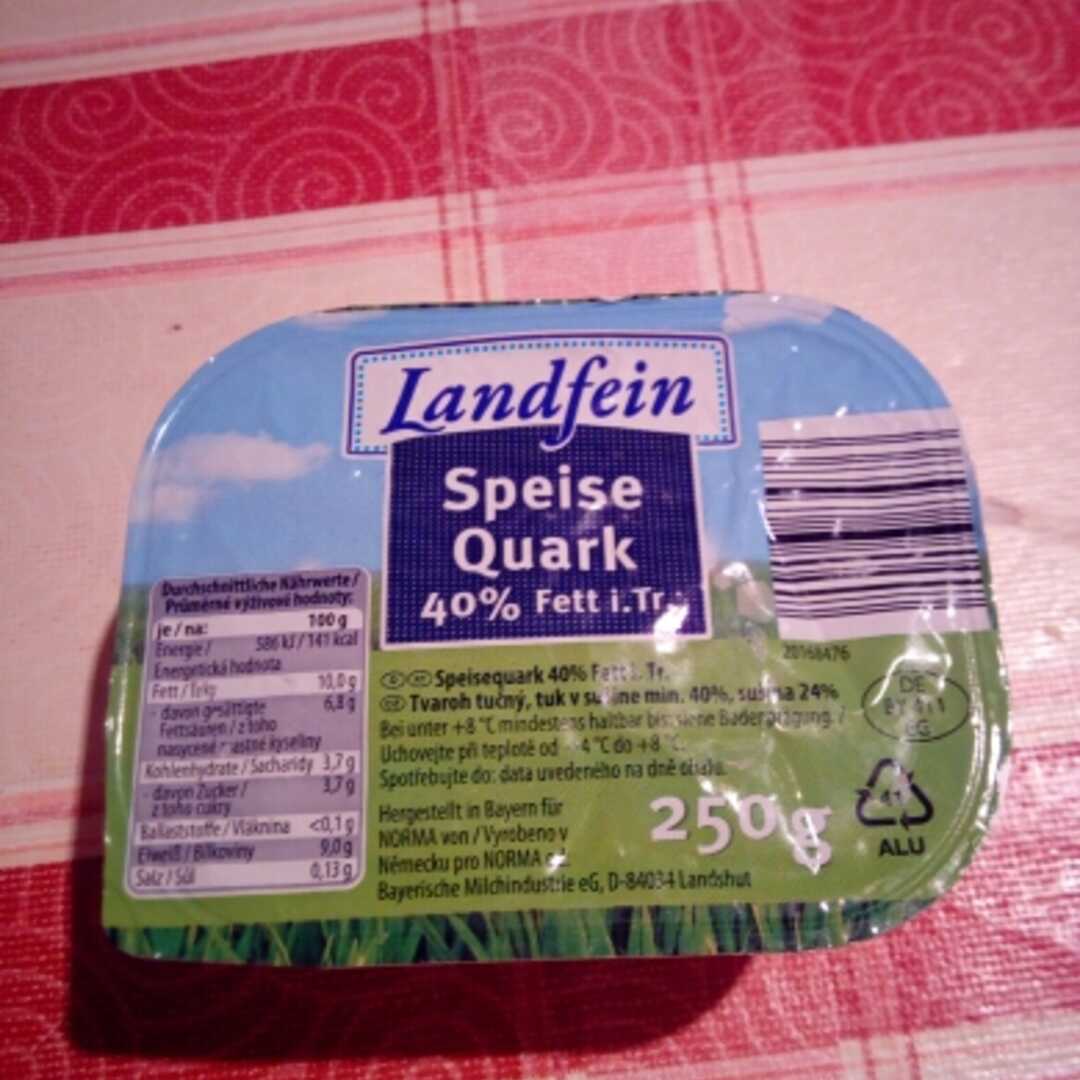 Landfein Speisequark 40% Fett I. Tr.