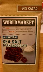 World Market Sea Salt Dark Chocolate