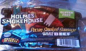 Holmes Smokehouse Beef Pecan Smoked Sausage