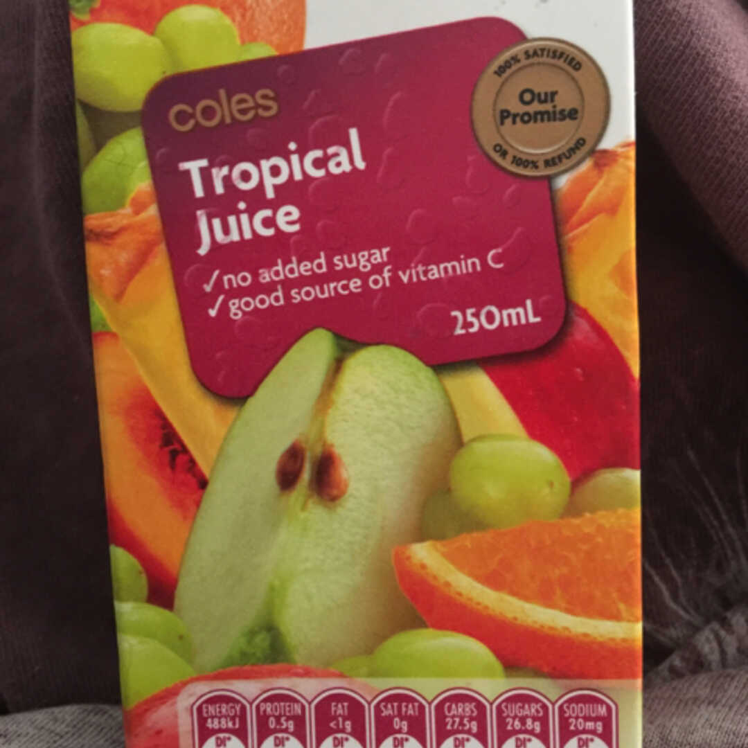 Coles Tropical Juice