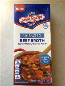 Swanson Unsalted Beef Broth