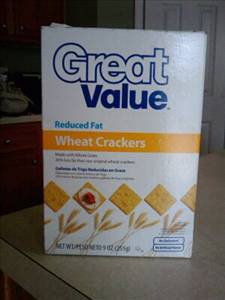 Great Value Reduced Fat Wheat Crackers