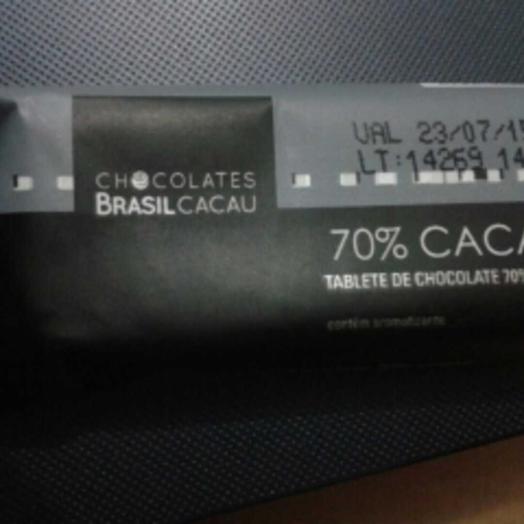 Chocolates Brasil Cacau Tablete de Chocolate 70% Cacau