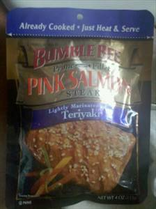 Bumble Bee Teriyaki Pink Salmon Steaks