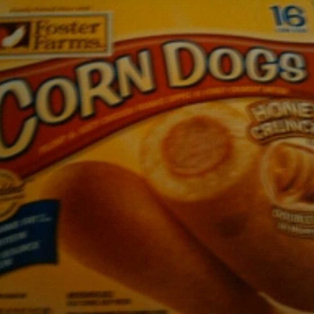 Foster Farms Corn Dogs Chicken Franks Dipped in Honey Crunchy Flavor Batter