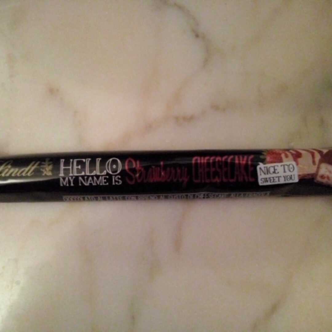 Lindt Hello My Name Is Strawberry Cheesecake