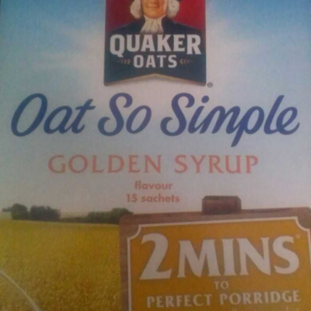 Quaker Oat So Simple Golden Syrup with Semi-Skimmed Milk