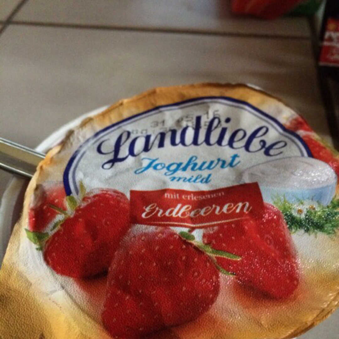 Landliebe Joghurt Mild mit Erlesenen Erdbeeren