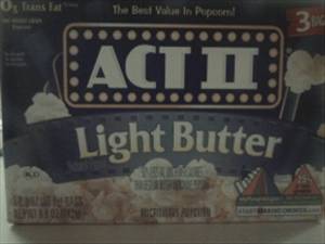 Act II Light Butter Popcorn