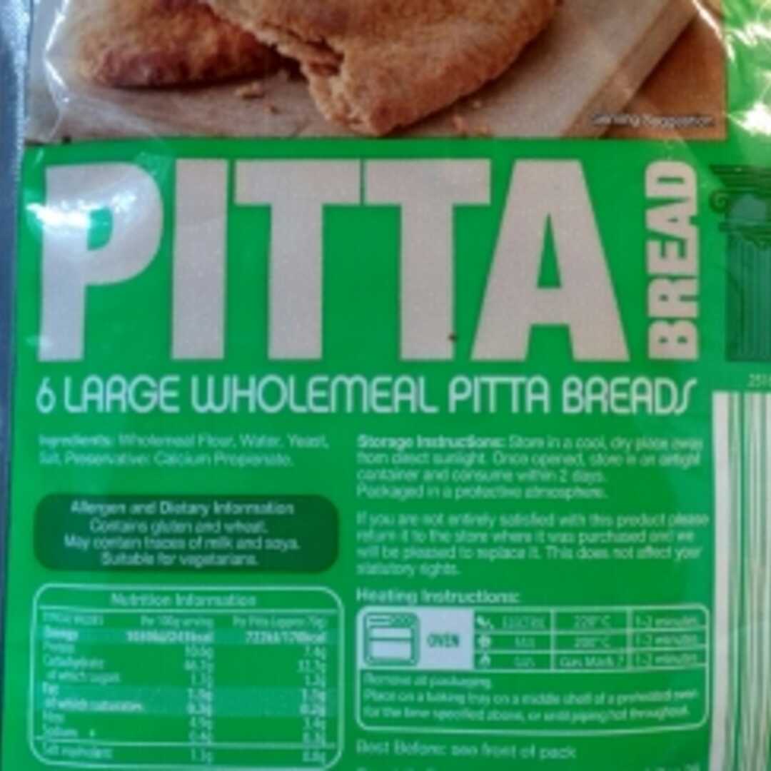Aldi Wholemeal Pitta Bread