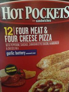 Hot Pockets High Protein Four Meat & Four Cheese Pizza