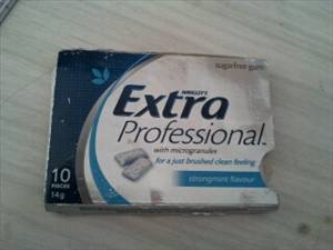 Extra Extra Professional Sugarfree Gum Strongmint Flavour